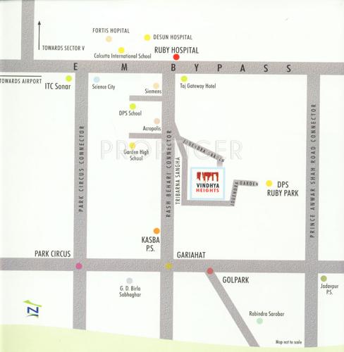  heights Images for Location Plan of Vindhya Heights