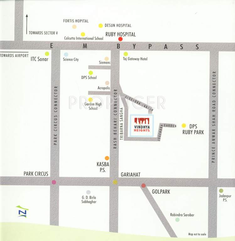  heights Images for Location Plan of Vindhya Heights