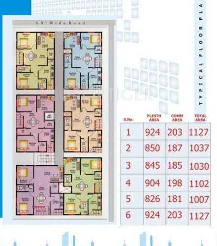  residency Images for Cluster Plan of Vindhya Residency