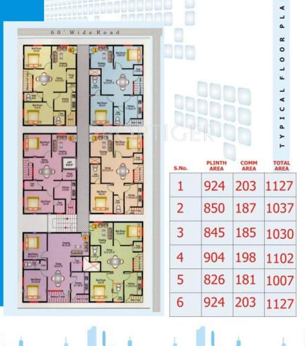  residency Images for Cluster Plan of Vindhya Residency