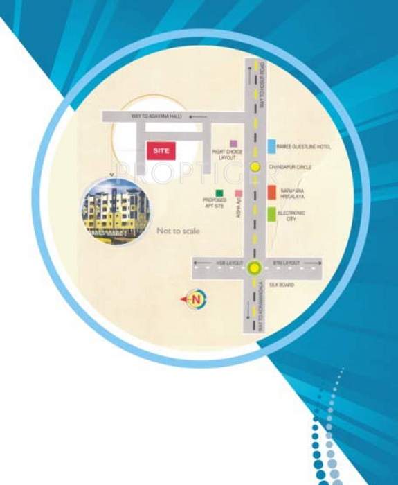  residency Images for Location Plan of Vindhya Residency