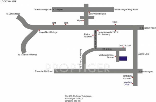pnr-group vandana-jasmine Location Plan
