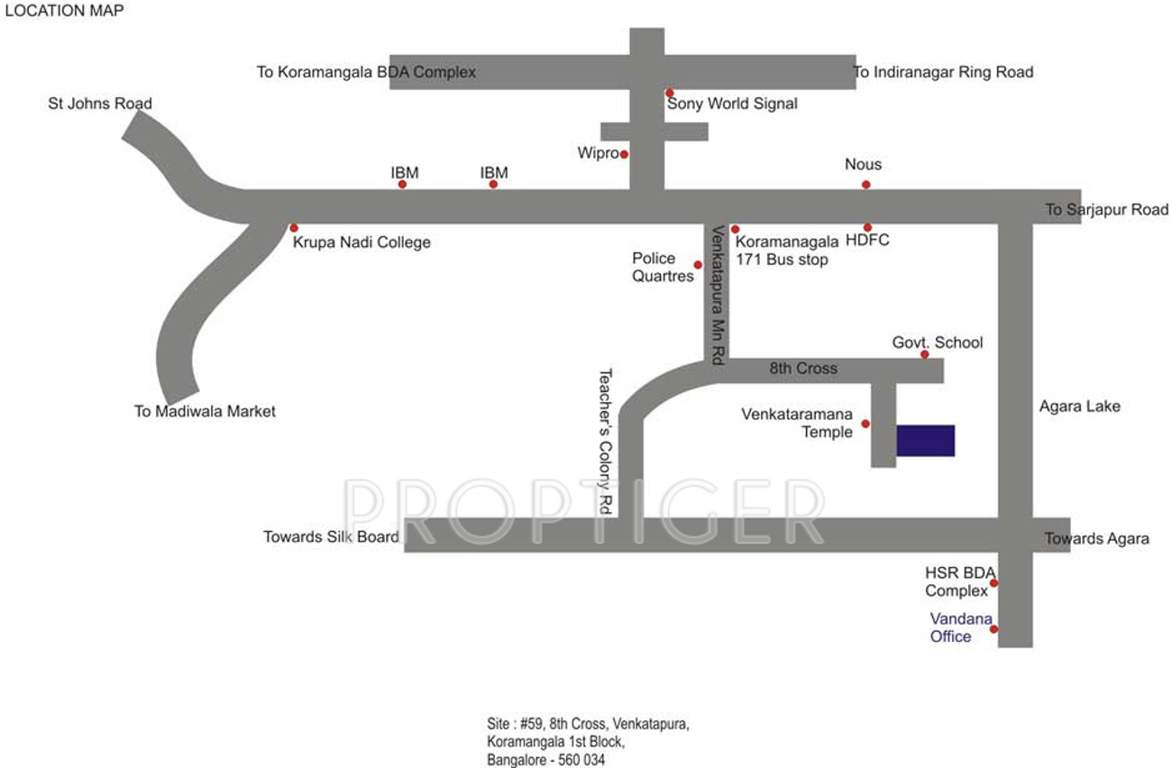 pnr group vandana jasmine Location Plan