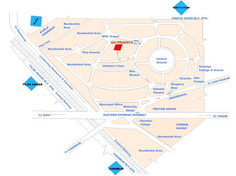  sai pradnya Images for Location Plan of Drushti Sai Pradnya