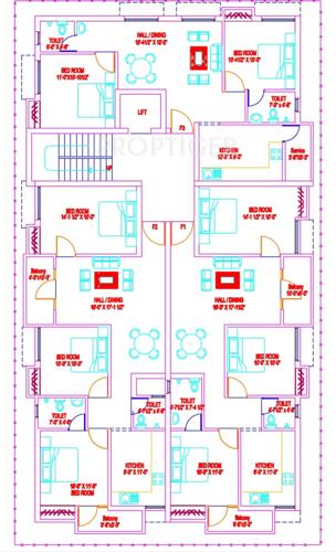 shri-prithiyangira-structurals-private-limited vishwakarmaa Vishwakarmaa Cluster Plan for 1st Floor