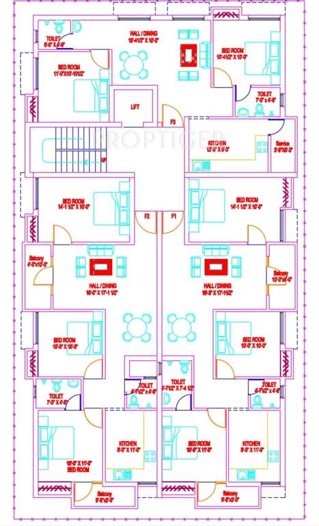 shri prithiyangira structurals private limited vishwakarmaa Vishwakarmaa Cluster Plan for 1st Floor