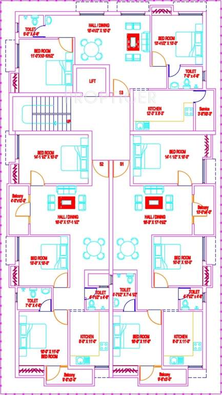 shri prithiyangira structurals private limited vishwakarmaa Vishwakarmaa Cluster Plan for 2nd Floor