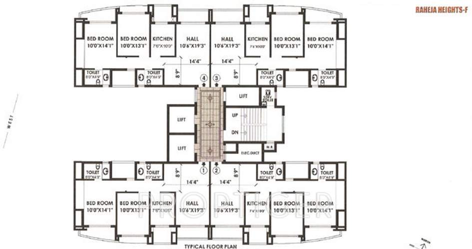 Images for Cluster Plan of Raheja Universal Tipco Heights