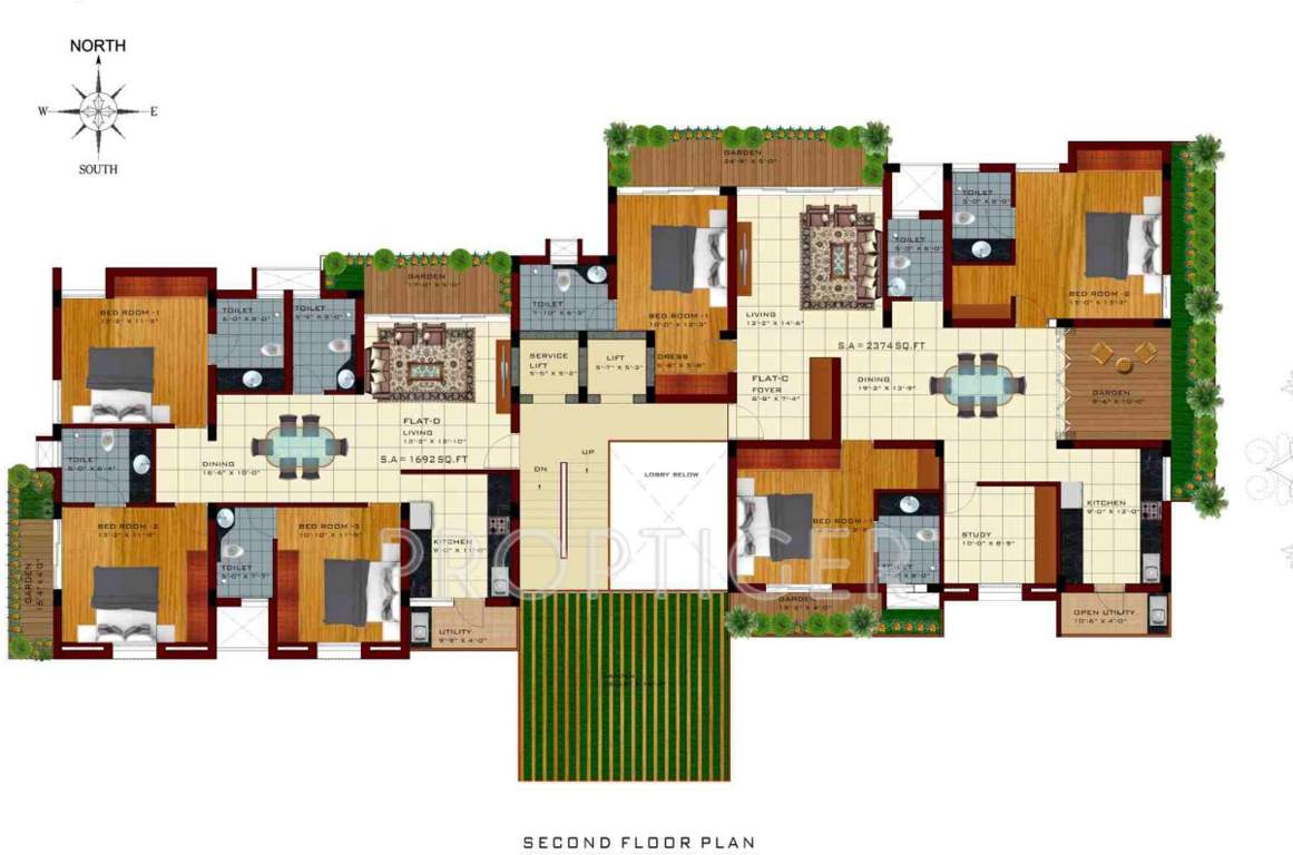 jardin Images for Cluster Plan of Fomra Jardin