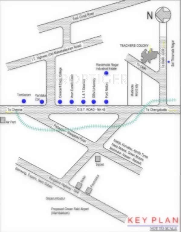 Images for Location Plan of Tamilnadu Colony Extn I