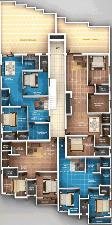 Images for Cluster Plan of Brownstone Classic Coral