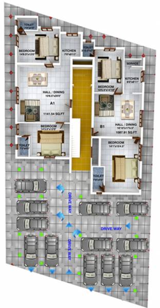 Images for Cluster Plan of Brownstone Classic Coral