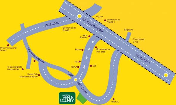 Images for Location Plan of Aashrithaa Venus County