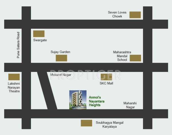 Images for Location Plan of Anmol Nayantara Heights