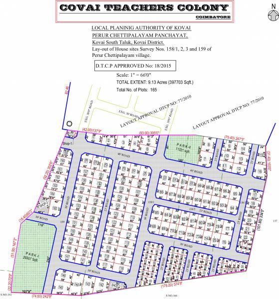 Images for Layout Plan of Tamilnadu Covai Teachers Colony