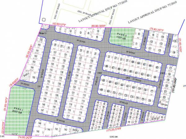 Images for Layout Plan of Tamilnadu Kovai Hills House With Plots