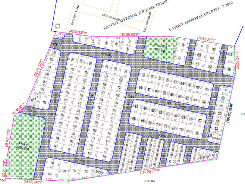 Images for Layout Plan of Tamilnadu Kovai Hills House With Plots