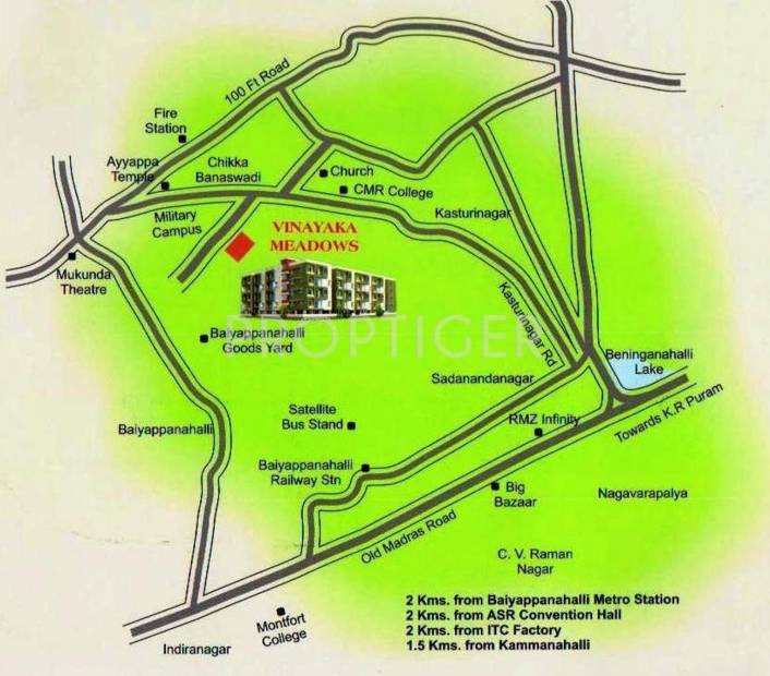  meadows Images for Location Plan of Vinayaka Meadows