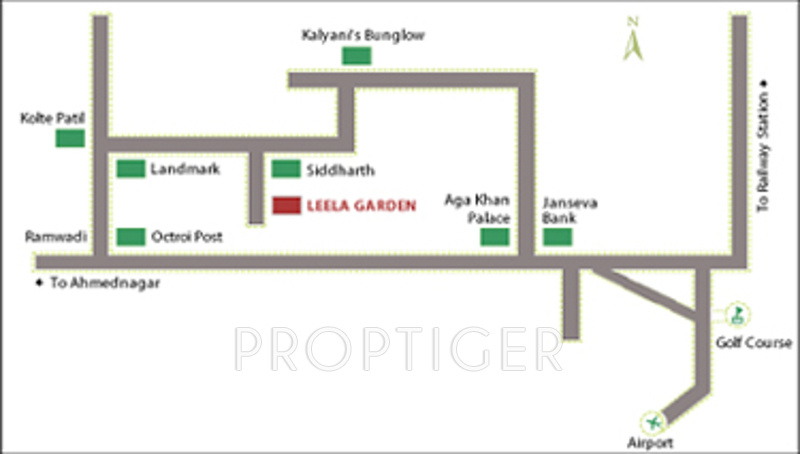  leela-garden Images for Location Plan of Atul Enterprises Leela Garden