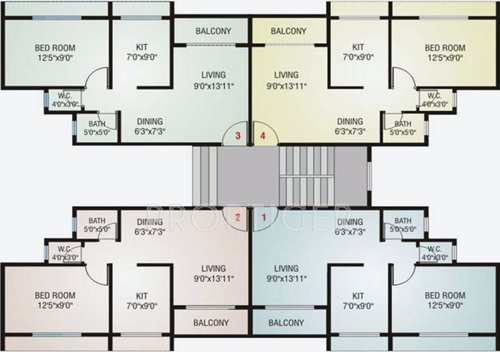 Images for Cluster Plan of Neelsidhi Vinayak Complex