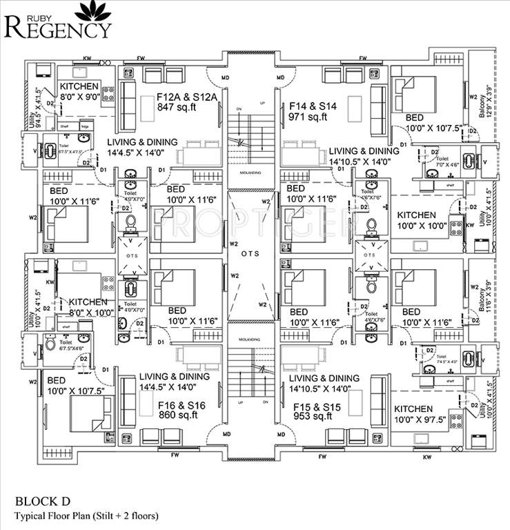 Images for Cluster Plan of Ruby Regency