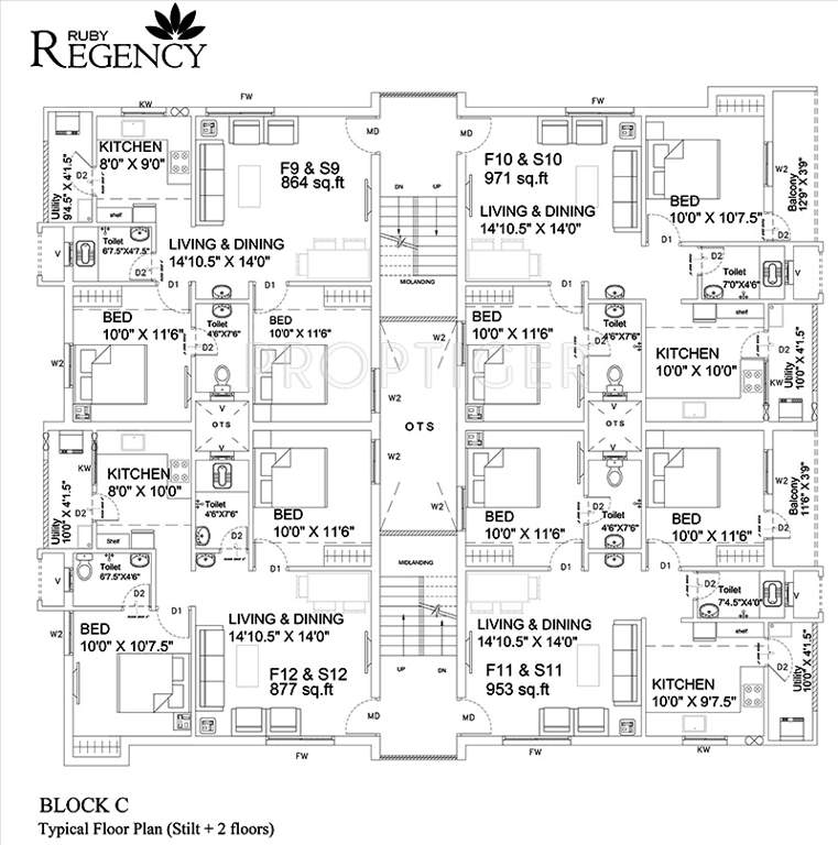 Images for Cluster Plan of Ruby Regency