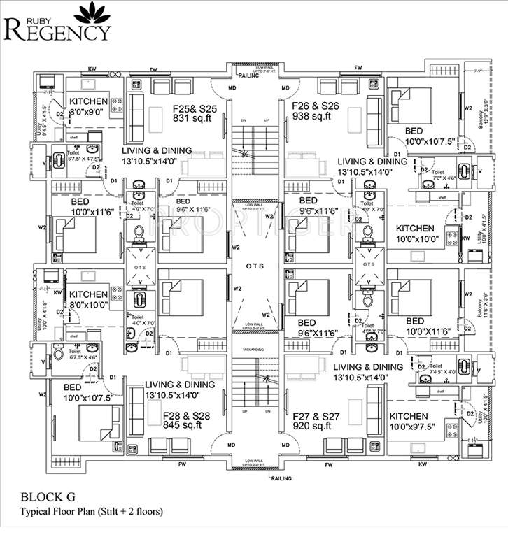 Images for Cluster Plan of Ruby Regency