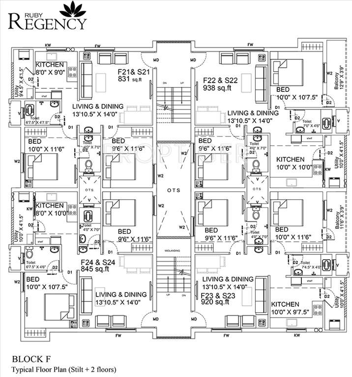 Images for Cluster Plan of Ruby Regency