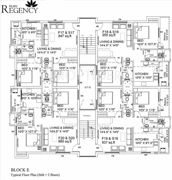 Images for Cluster Plan of Ruby Regency
