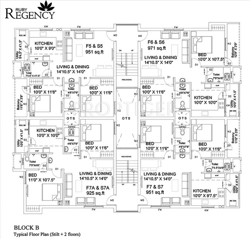 Images for Cluster Plan of Ruby Regency
