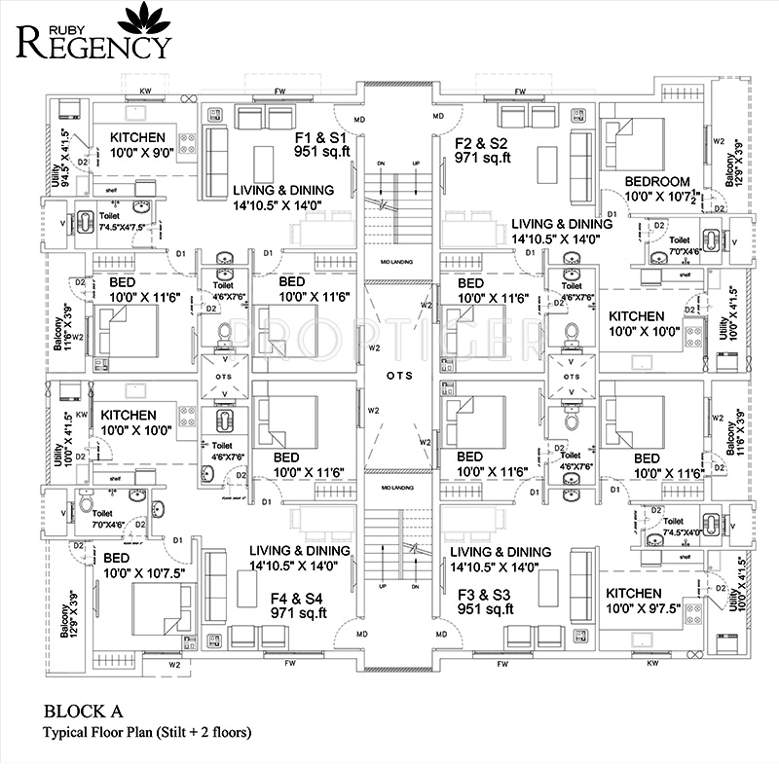 Images for Cluster Plan of Ruby Regency