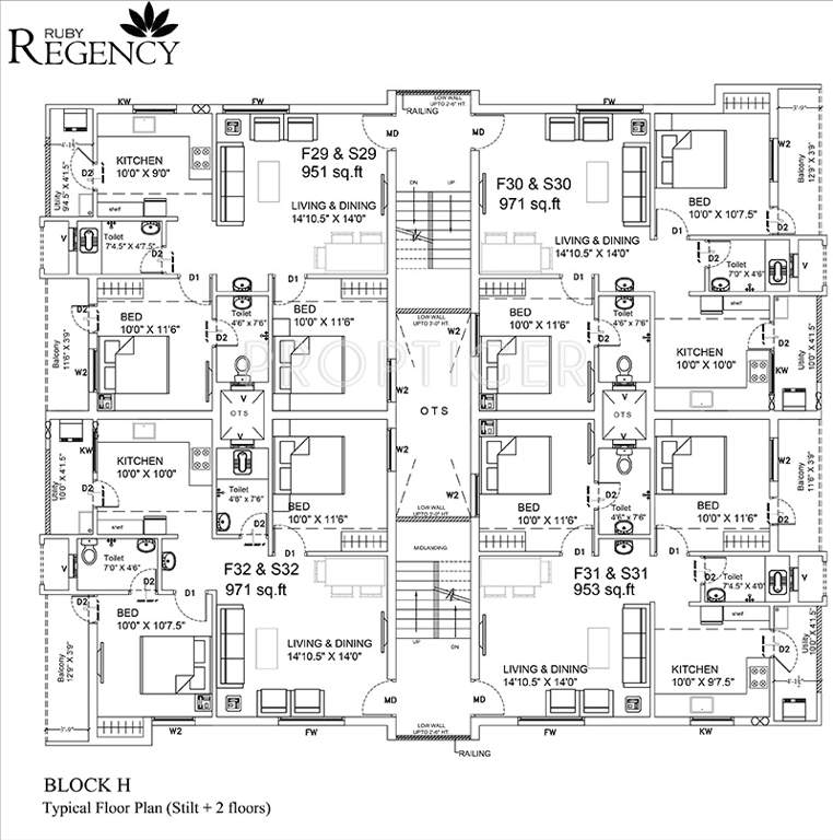 Images for Cluster Plan of Ruby Regency