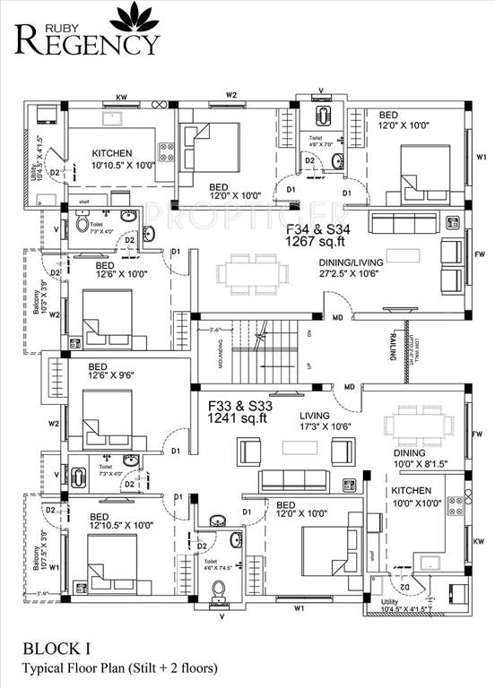 Images for Cluster Plan of Ruby Regency