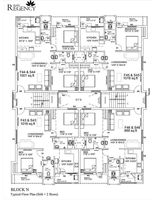 Images for Cluster Plan of Ruby Regency