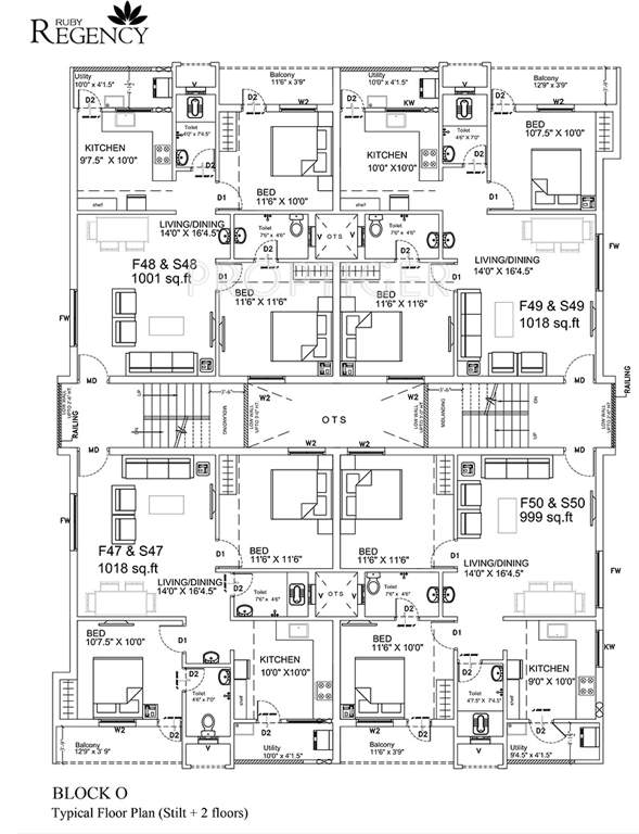 Images for Cluster Plan of Ruby Regency