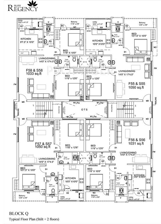 Images for Cluster Plan of Ruby Regency