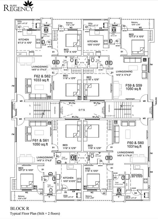 Images for Cluster Plan of Ruby Regency