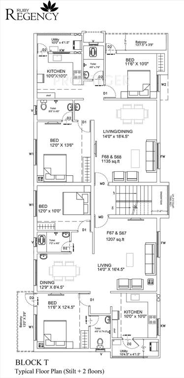 Images for Cluster Plan of Ruby Regency