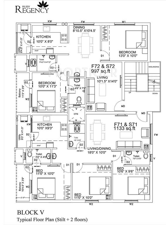 Images for Cluster Plan of Ruby Regency