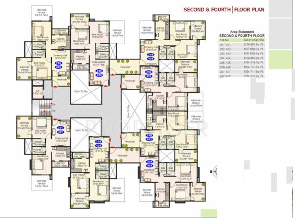 Images for Cluster Plan of Konaark Regency Plaza