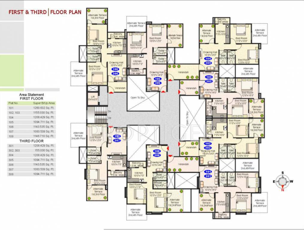 Images for Cluster Plan of Konaark Regency Plaza