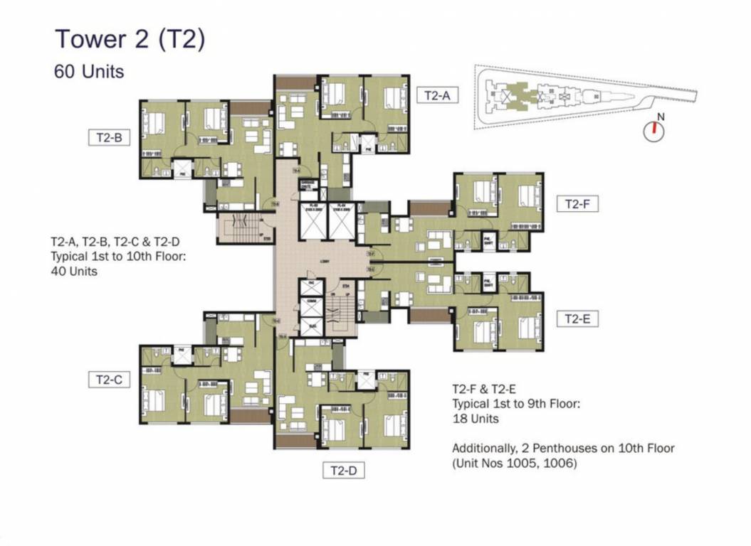  the weave Tower 2 Cluster Plan