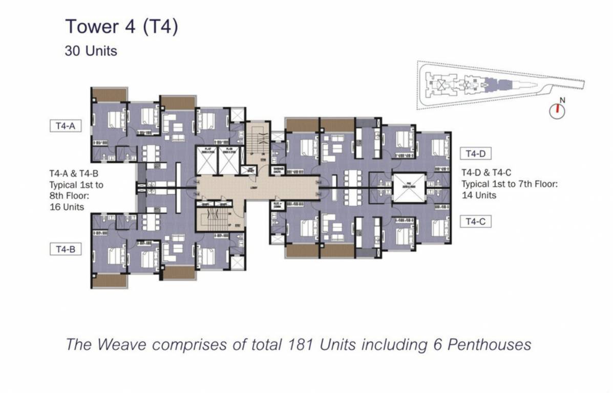  the weave Tower 4 Cluster Plan