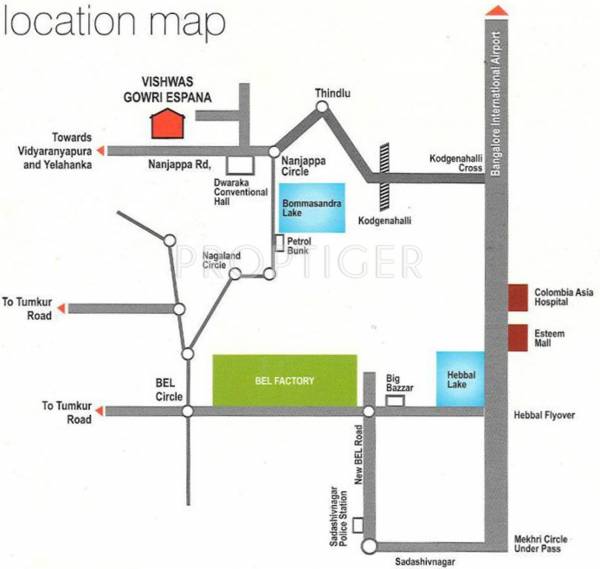 Images for Location Plan of Vishwas Gowri Espana