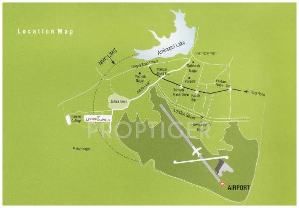 Images for Location Plan of Konaark Platina Towers Images for Location Plan of Konaark Platina Towers