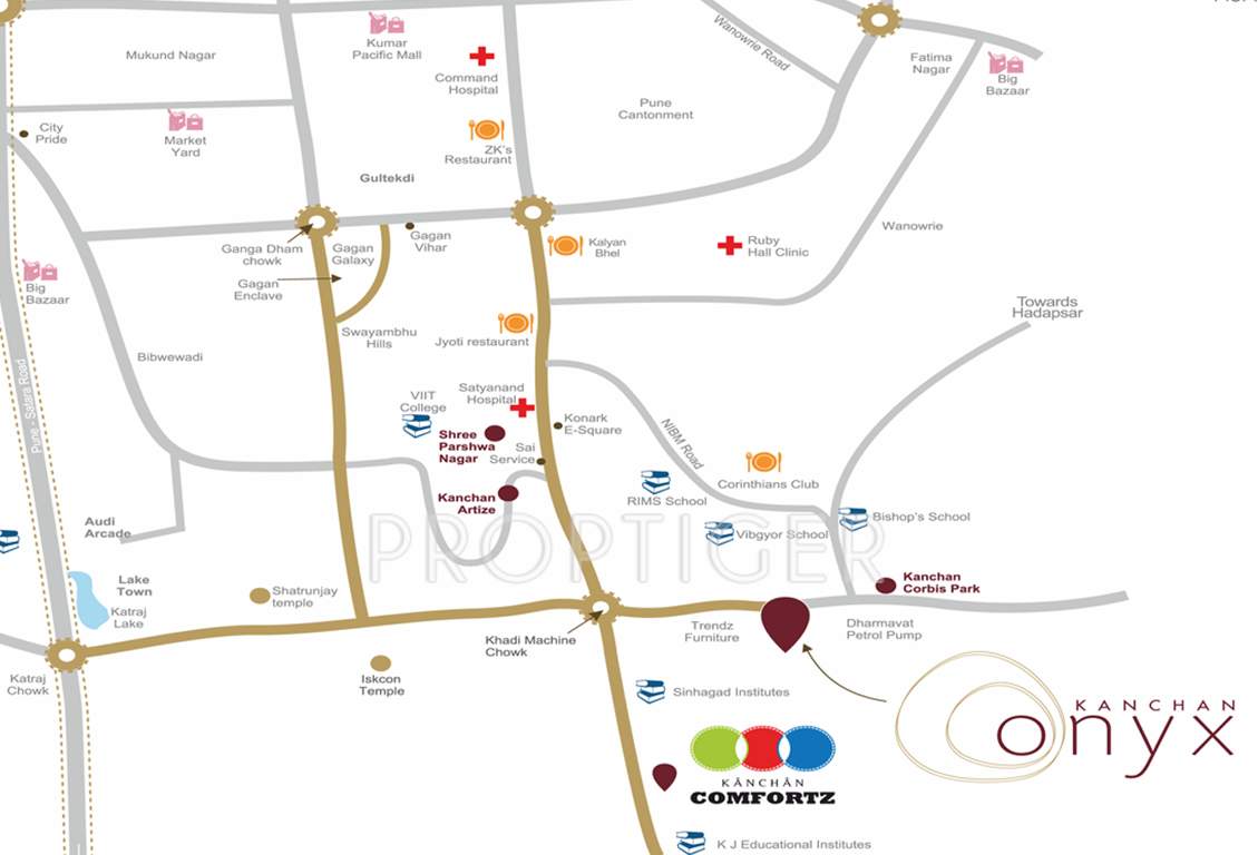 onyx Images for Location Plan of Kanchan Onyx