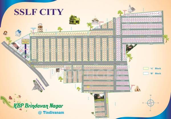 Layout Plan sree-sarabeswaraa-land-foundation brindhavan-nagar Layout Plan
