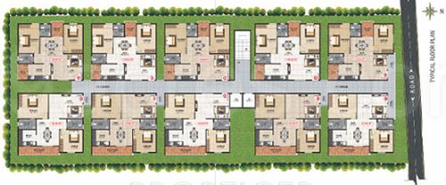 neni-group gagan-lake-view Gagan Lake View  Cluster Plan from 1st to 5th Floor