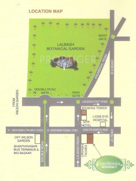 modern-builders-and-developers gardenia-residency Location Plan