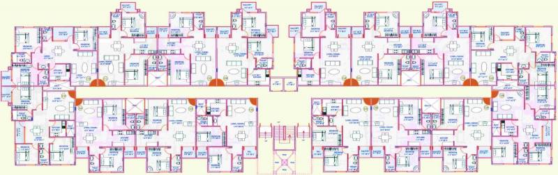  residency Images for Cluster Plan of Majestic Residency